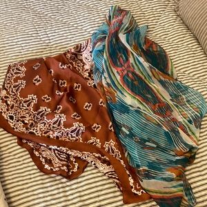 Bundle of 2-scarves Western style (Anthropologie/Nordstrom)